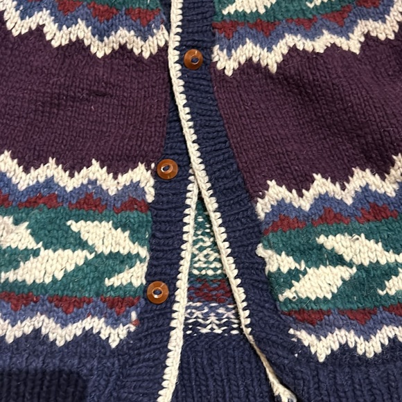 Sue Dille Designs Handspun Wool Sweater - Picture 3 of 9